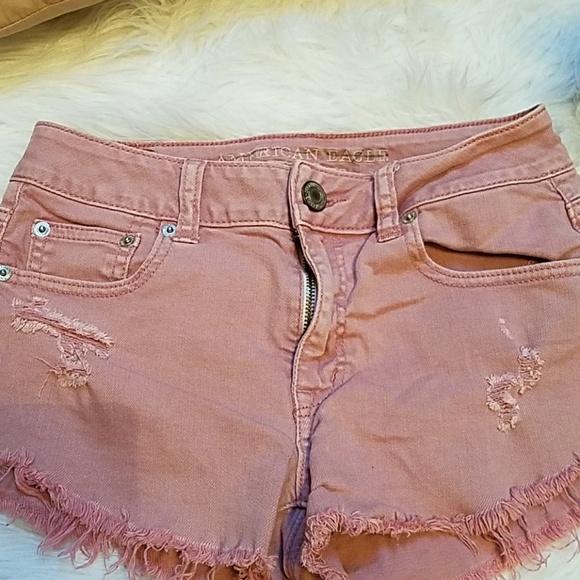 American Eagle Outfitters high waist shorts 0 - Picture 2 of 8